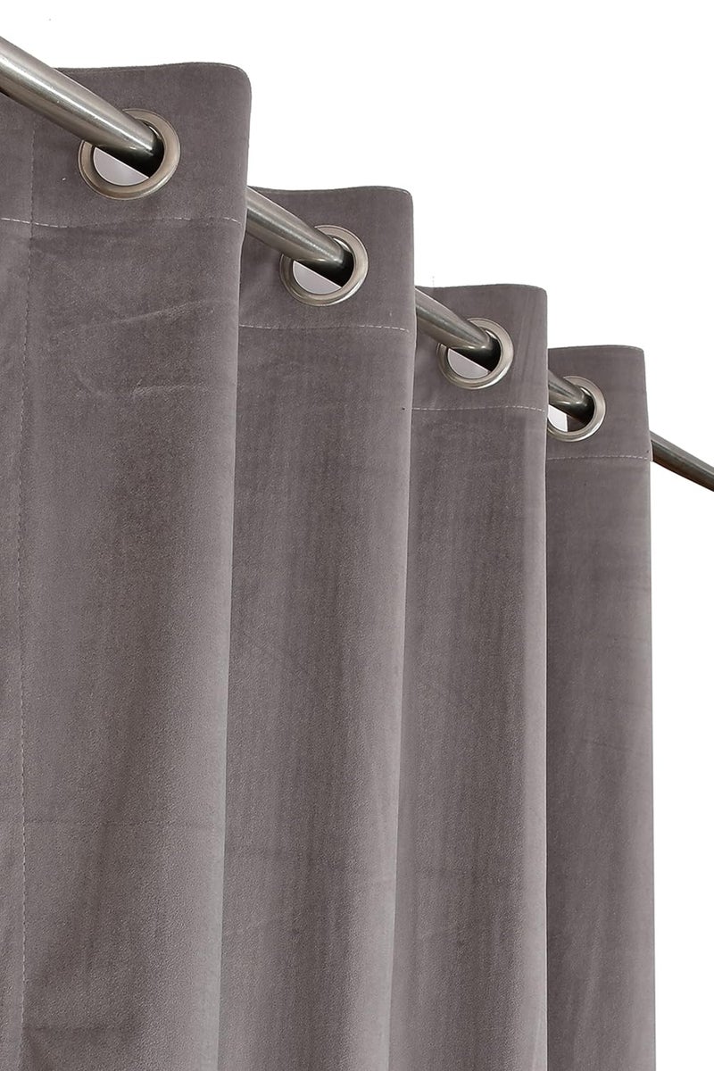 Ambrosia ستائر رومينا المخملية بلون التوبا – 140 × 240 سم - Image 4